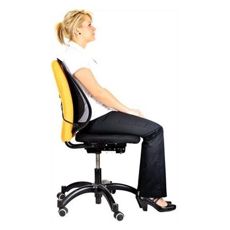 Fellowes | Office Suites mesh back support | Black | Depth 140 mm | Height 512 mm | Mesh textile | Width 439 mm