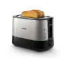 Philips Viva Collection Toaster HD2637/90 Extra wide 2 slots toaster Built in bun warmer Black / HD2637/90