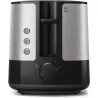 Philips Viva Collection Toaster HD2637/90 Extra wide 2 slots toaster Built in bun warmer Black / HD2637/90
