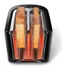 Philips Viva Collection Toaster HD2637/90 Extra wide 2 slots toaster Built in bun warmer Black / HD2637/90