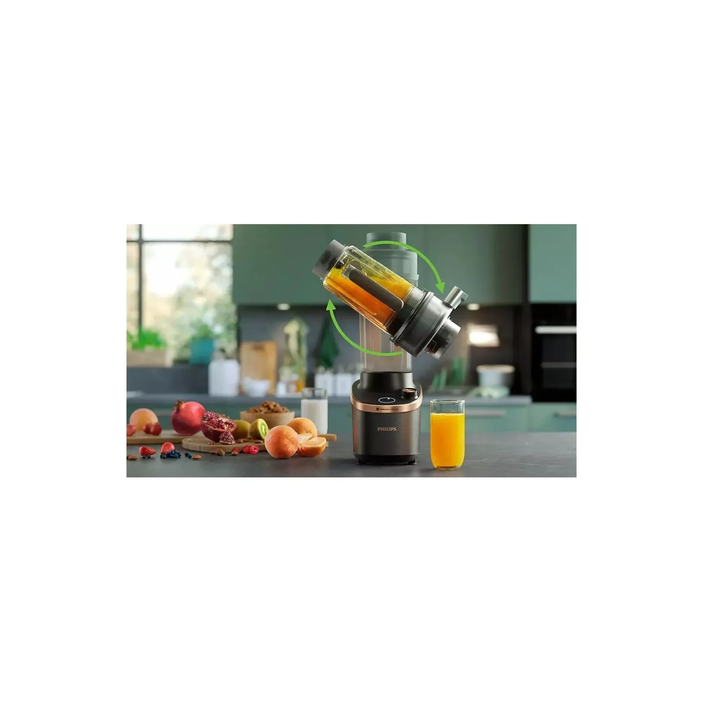 Philips | High Speed Blender with Juicing Function | HR3770/00 Flip&Juice | Tabletop | 1500 W | Jar material Tritan | Jar capaci