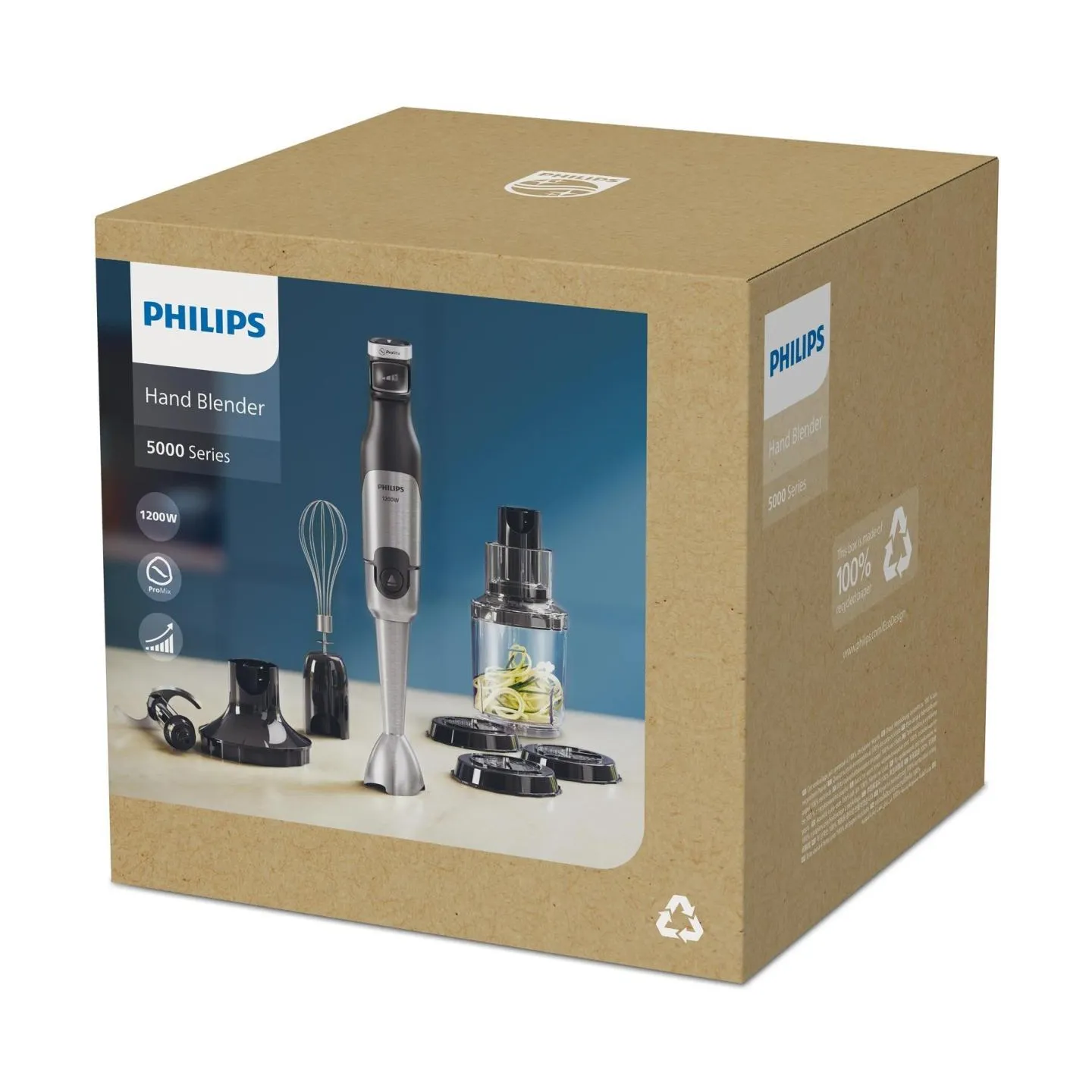 Philips 5000 Series Hand Blender HR2684/00, 1200W / HR2684/00