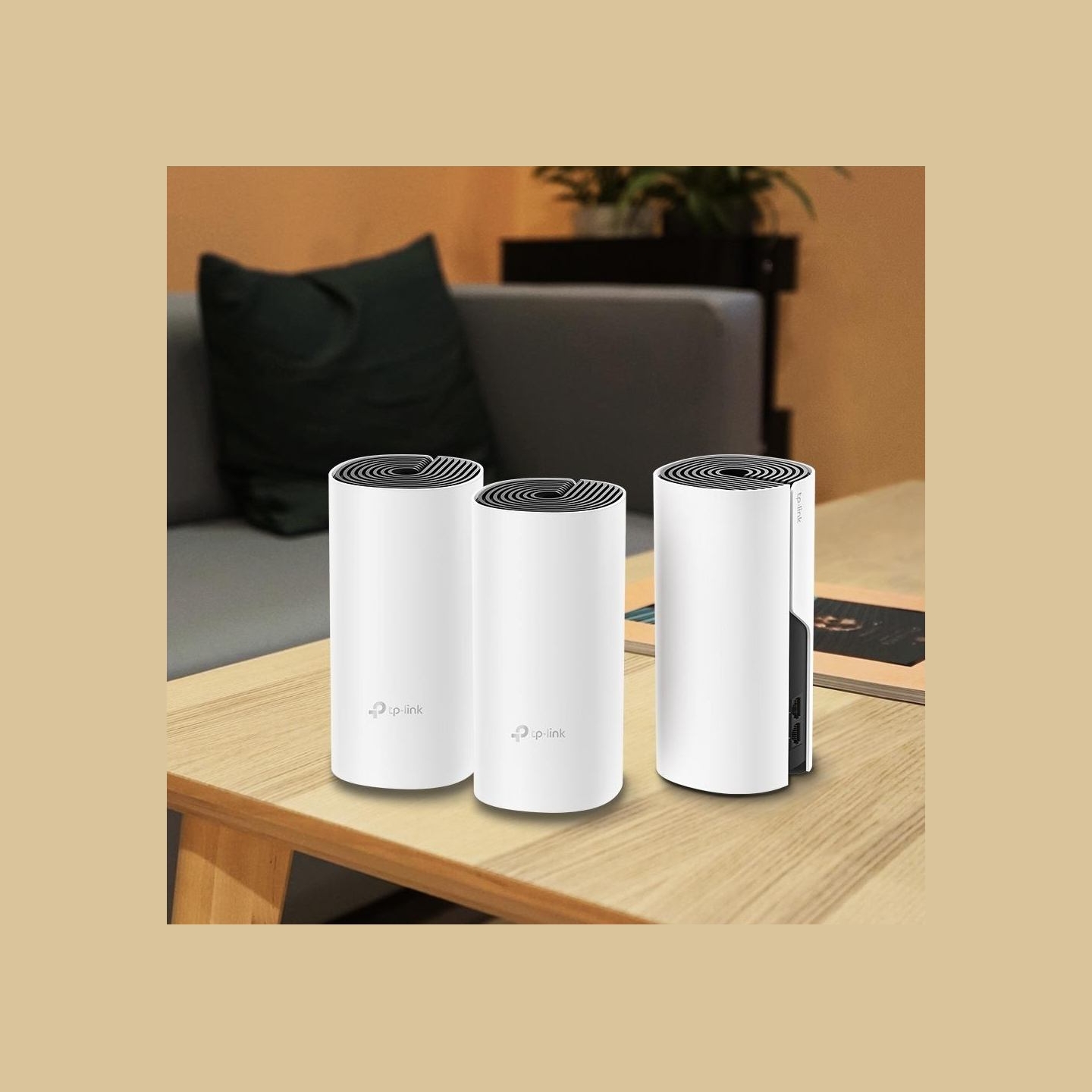 Tp-Link Wireless Router|TP-LINK|Wireless Router|3-pack|1200 Mbps|Mesh|DECOM4(3-PACK)