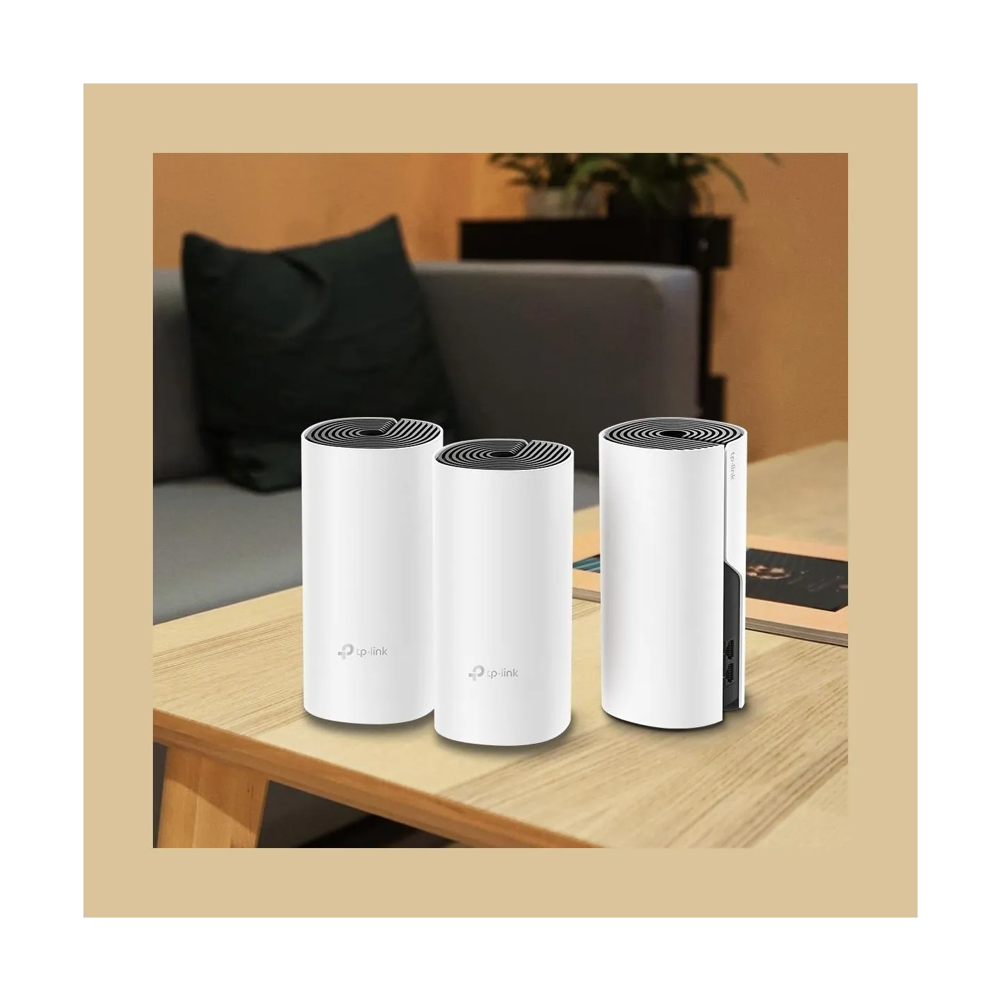Tp-Link Wireless Router|TP-LINK|Wireless Router|3-pack|1200 Mbps|Mesh|DECOM4(3-PACK)