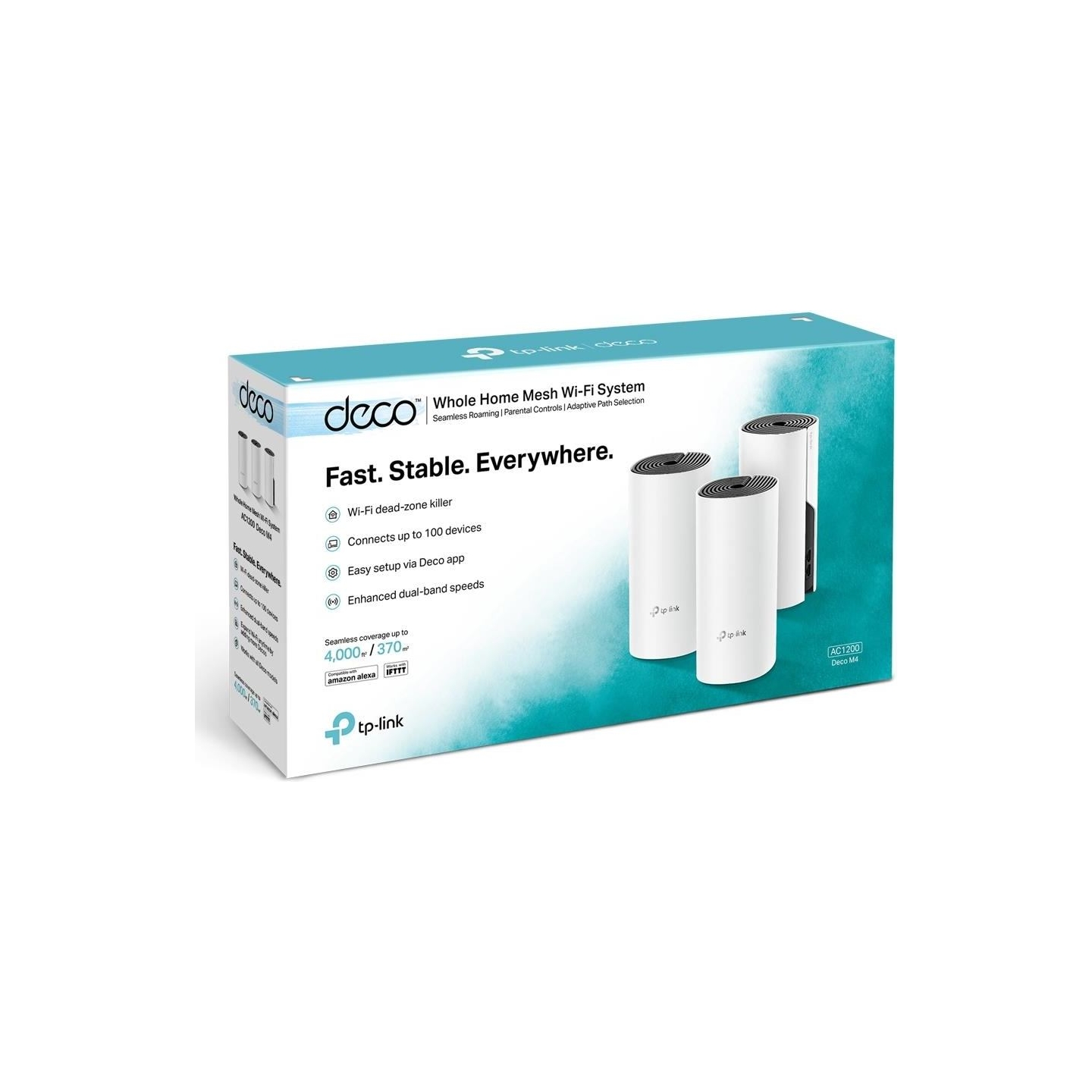 Tp-Link Wireless Router|TP-LINK|Wireless Router|3-pack|1200 Mbps|Mesh|DECOM4(3-PACK)