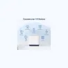 Mercusys Wireless Router|MERCUSYS|Wireless Router|2-pack|1900 Mbps|Mesh|LAN \ WAN ports 3|HALOH50G(2-PACK)
