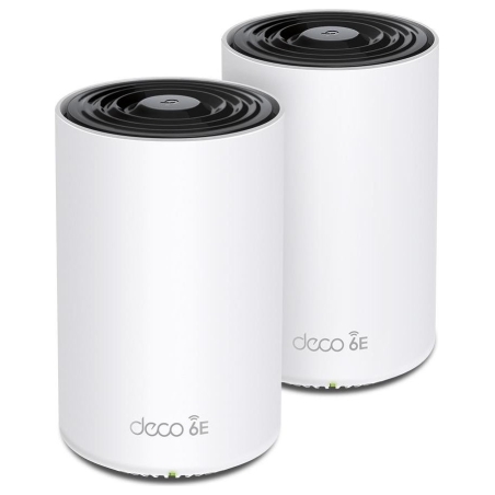 Tp-Link Wireless Router|TP-LINK|Wireless Access Point / Router|2-pack|5400 Mbps|Mesh|Wi-Fi 6e|2x10/100/1000M|1x2.5GbE|LAN \ WAN 