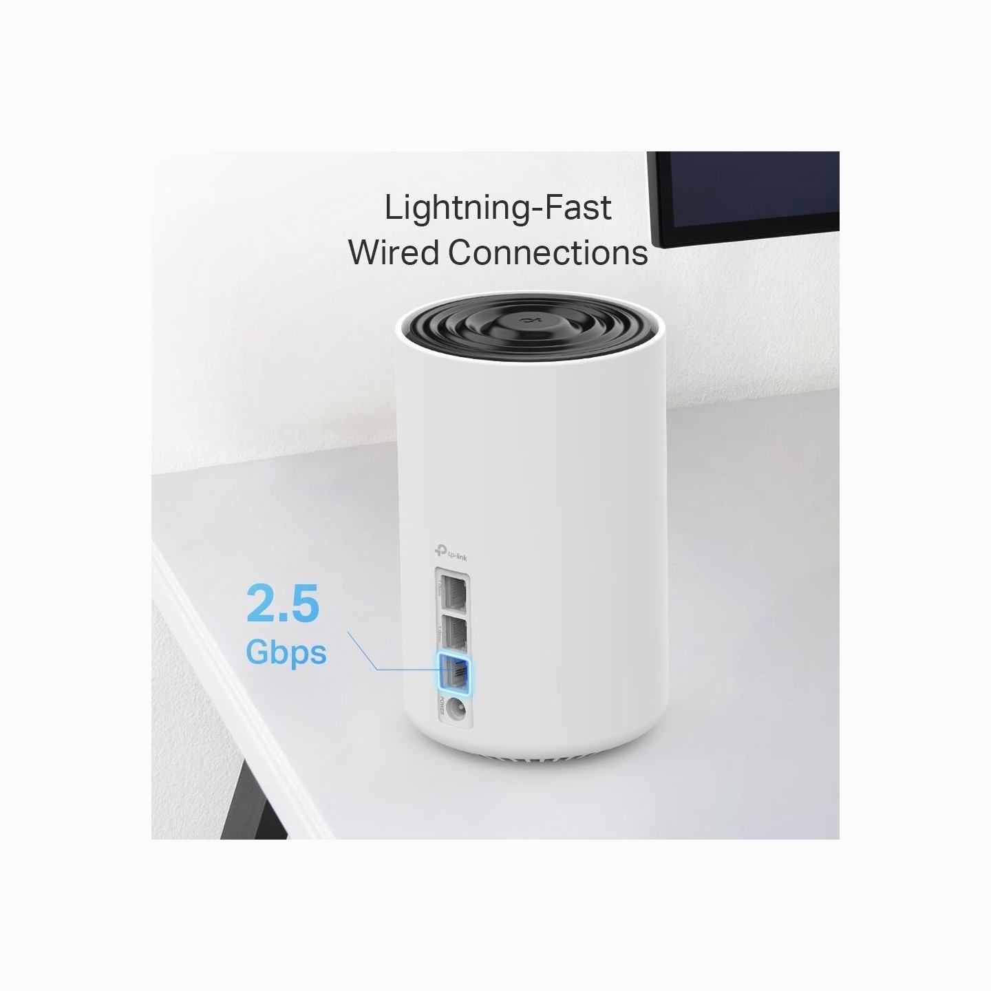 Tp-Link Wireless Router|TP-LINK|Wireless Access Point / Router|2-pack|5400 Mbps|Mesh|Wi-Fi 6e|2x10/100/1000M|1x2.5GbE|LAN \ WAN 
