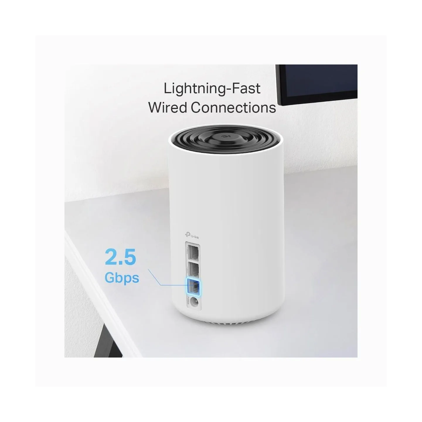 Tp-Link Wireless Router|TP-LINK|Wireless Access Point / Router|2-pack|5400 Mbps|Mesh|Wi-Fi 6e|2x10/100/1000M|1x2.5GbE|LAN \ WAN 