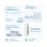 Tp-Link Wireless Router|TP-LINK|Wireless Access Point / Router|2-pack|5400 Mbps|Mesh|Wi-Fi 6e|2x10/100/1000M|1x2.5GbE|LAN \ WAN 