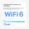 Mercusys Wireless Router|MERCUSYS|Wireless Access Point / Router|2-pack|1500 Mbps|Mesh|IEEE 802.3ac|IEEE 802.11a|IEEE 802.11b|IE