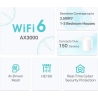 Tp-Link Wireless Router|TP-LINK|Wireless Router|2900 Mbps|Mesh|Wi-Fi 6|3x10/100/1000M|LAN \ WAN ports 3|DHCP|ACPI|Number of ante