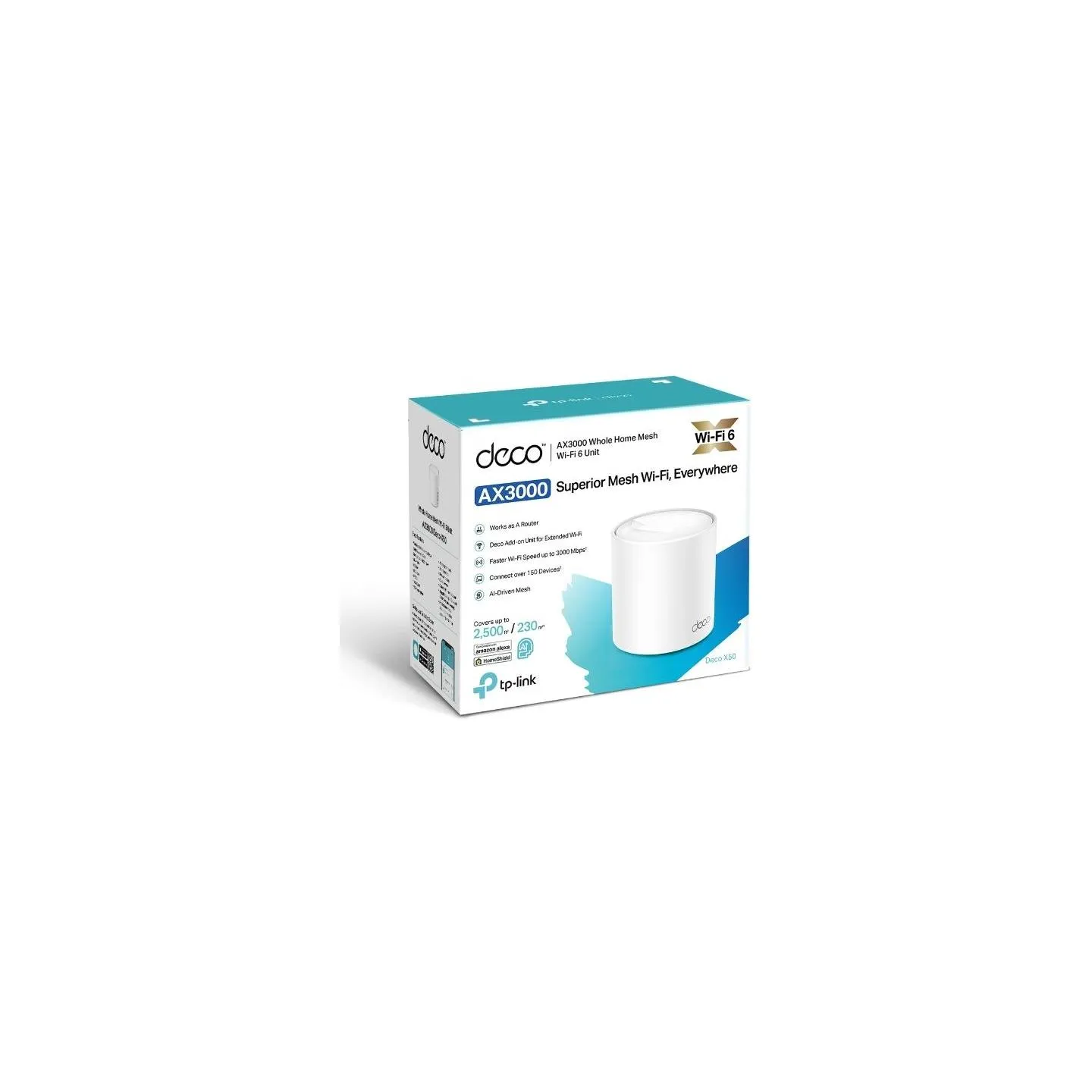 Tp-Link Wireless Router|TP-LINK|Wireless Router|2900 Mbps|Mesh|Wi-Fi 6|3x10/100/1000M|LAN \ WAN ports 3|DHCP|ACPI|Number of ante