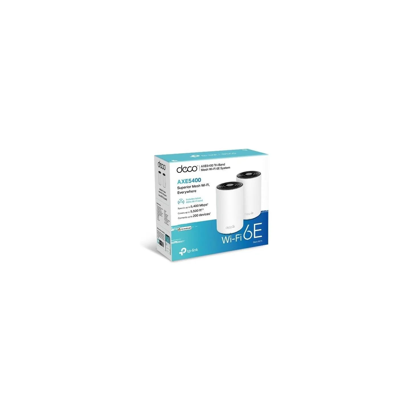 Tp-Link Router Deco XE75(2-pac ) System WiFi 6E AXE5400