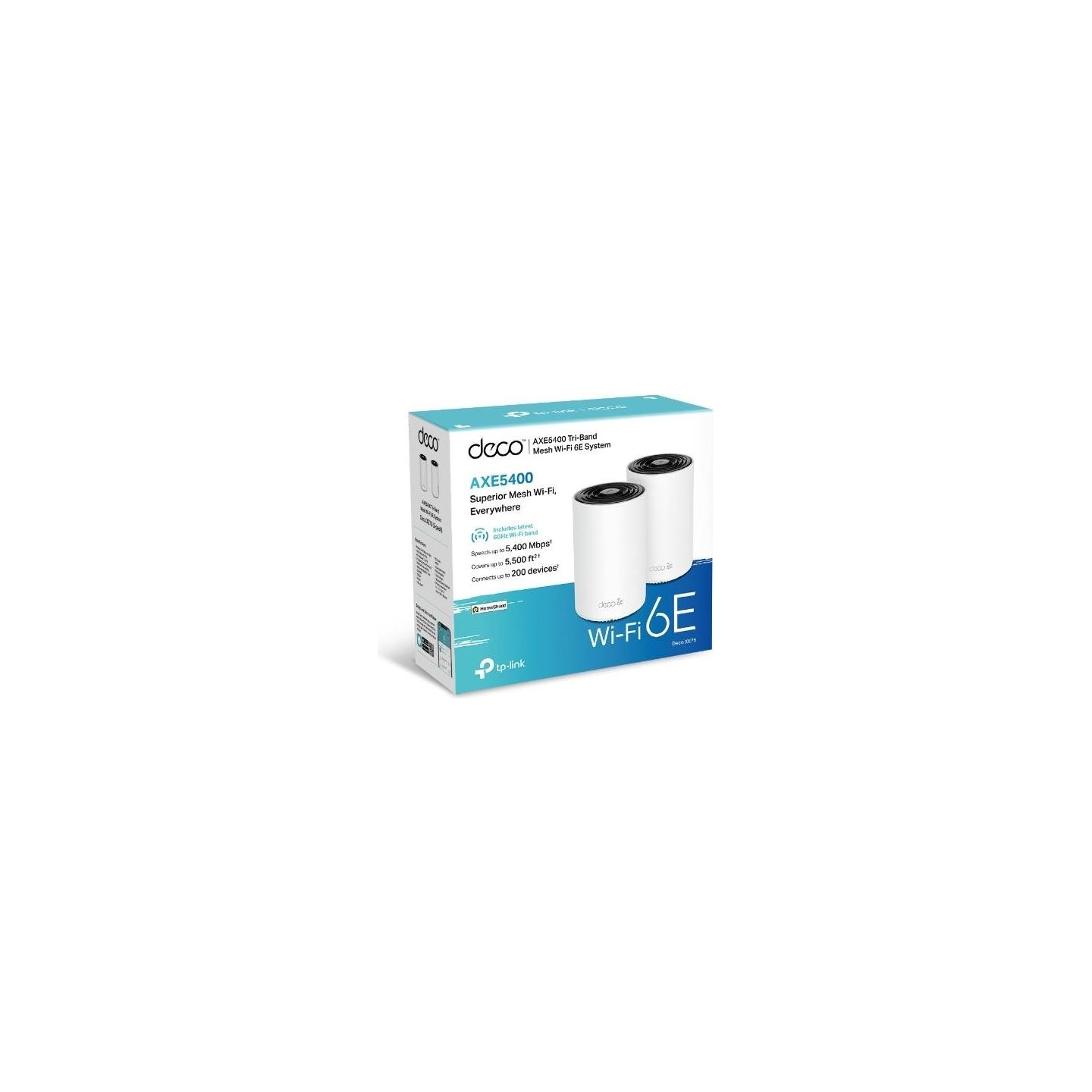 Tp-Link Wireless Router|TP-LINK|Wireless Access Point / Router|2-pack|5400 Mbps|Mesh|Wi-Fi 6e|3x10/100/1000M|Number of antennas 