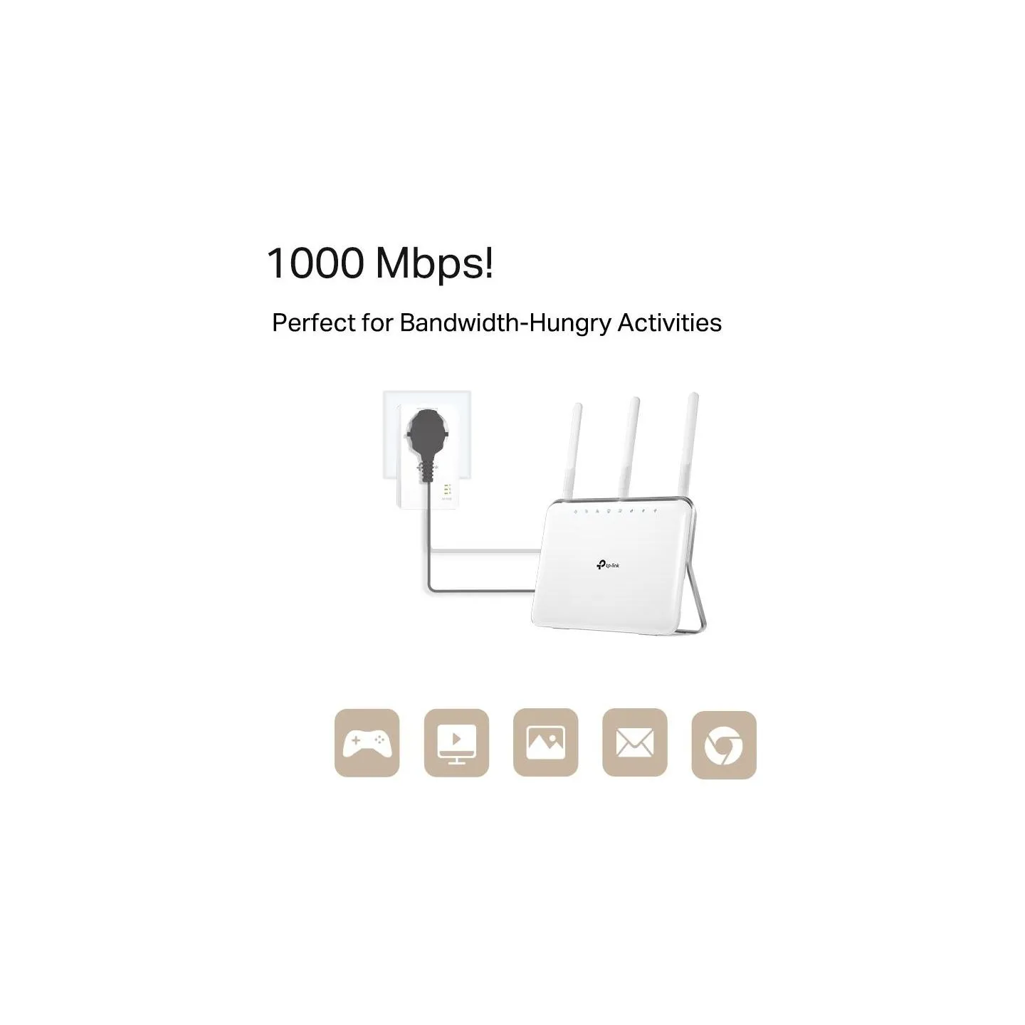 Tp-Link NET POWERLINE ADAPTER 1000MBPS/TL-PA7017P KIT TP-LINK