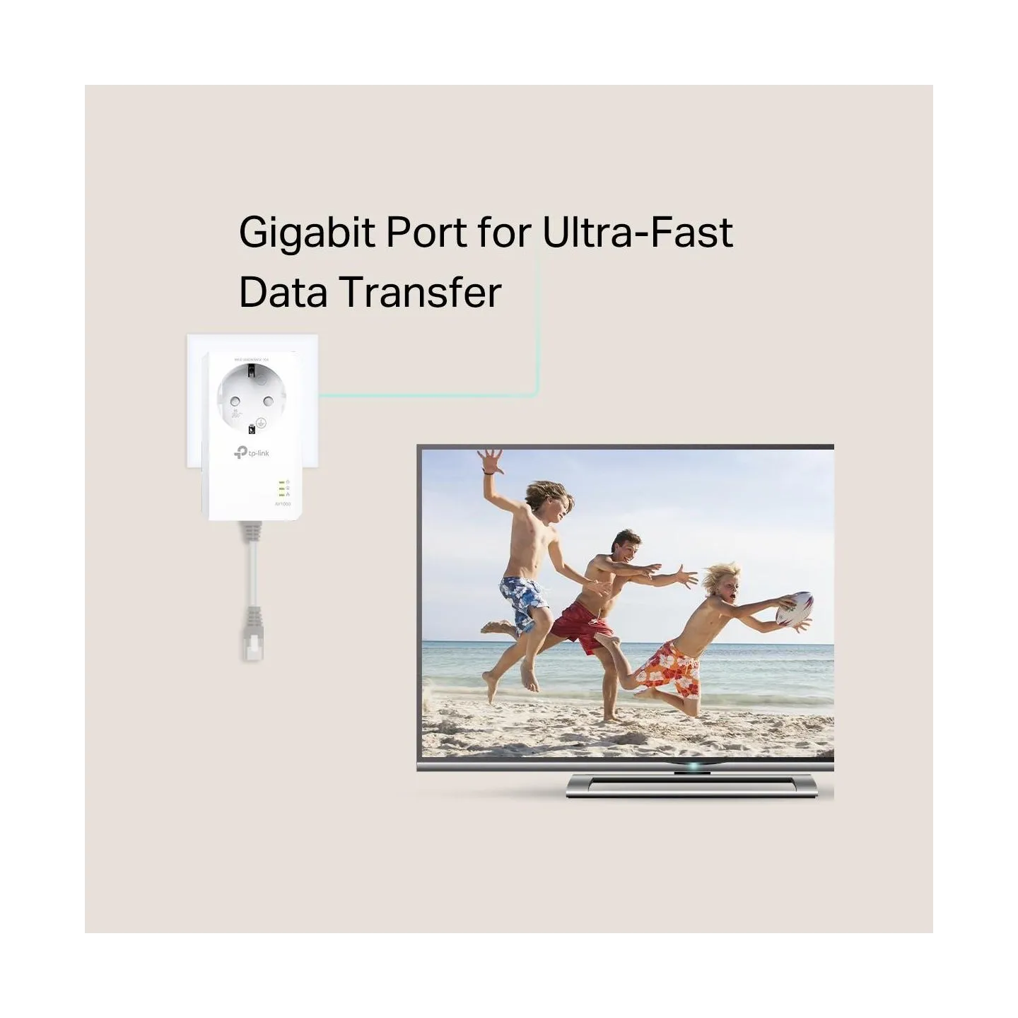 Tp-Link NET POWERLINE ADAPTER 1000MBPS/TL-PA7017P KIT TP-LINK