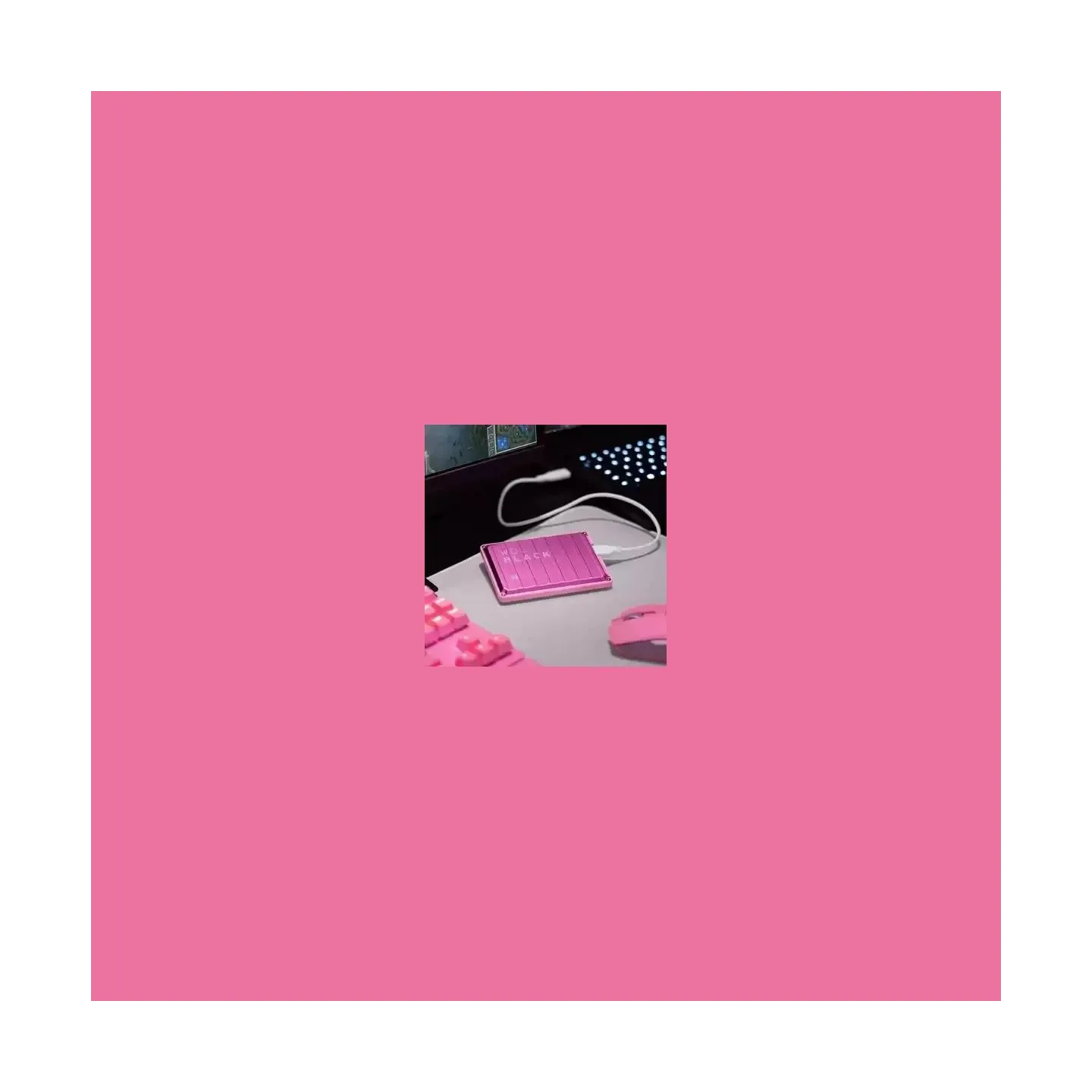 WD External HDD|WESTERN DIGITAL|P10 Game Drive|WDBZ7D0060BPK-WESN|6TB|USB 3.2|Colour Pink|WDBZ7D0060BPK-WESN