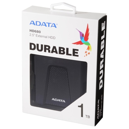 A-Data External HDD|ADATA|HD680|1TB|Colour Black|AHD680-1TU31-CBK
