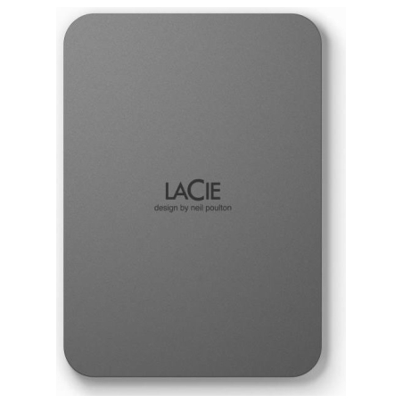 Lacie External HDD|LACIE|Mobile Drive Secure|STLR4000400|4TB|USB-C|USB 3.2|Colour Space Gray|STLR4000400