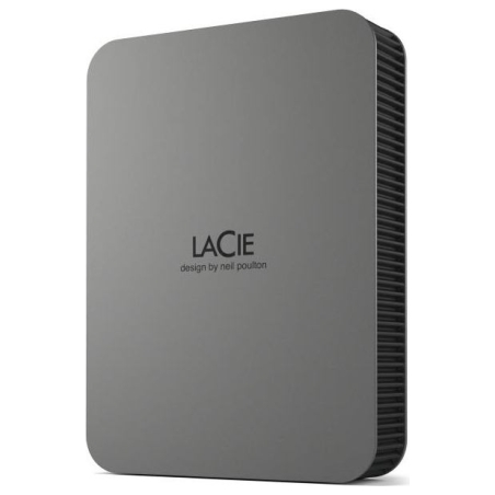 Lacie External HDD|LACIE|Mobile Drive Secure|STLR4000400|4TB|USB-C|USB 3.2|Colour Space Gray|STLR4000400