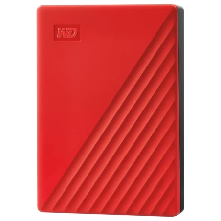 WD External HDD|WESTERN DIGITAL|My Passport|6TB|USB 2.0|USB 3.2|Colour Red|WDBR9S0060BRD-WESN