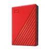 WD HDD External WD My Passport (6TB, USB 3.2) Red