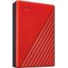 WD HDD External WD My Passport (6TB, USB 3.2) Red