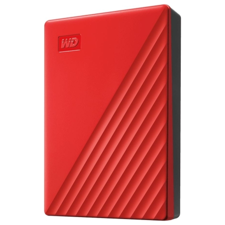 WD My Passport 4TB portable HDD Red