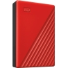 WD My Passport 4TB portable HDD Red
