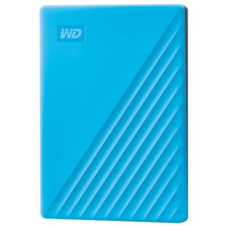 WD External HDD|WESTERN DIGITAL|My Passport|4TB|USB 2.0|USB 3.0|USB 3.2|Colour Blue|WDBPKJ0040BBL-WESN