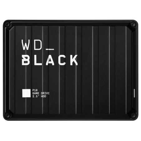 WD External HDD|WESTERN DIGITAL|P10 Game Drive|4TB|USB 3.2|Colour Black|WDBA3A0040BBK-WESN