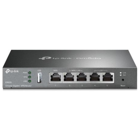 Tp-Link NET ROUTER 1000M 5P VPN/OMADA ER605 TP-LINK