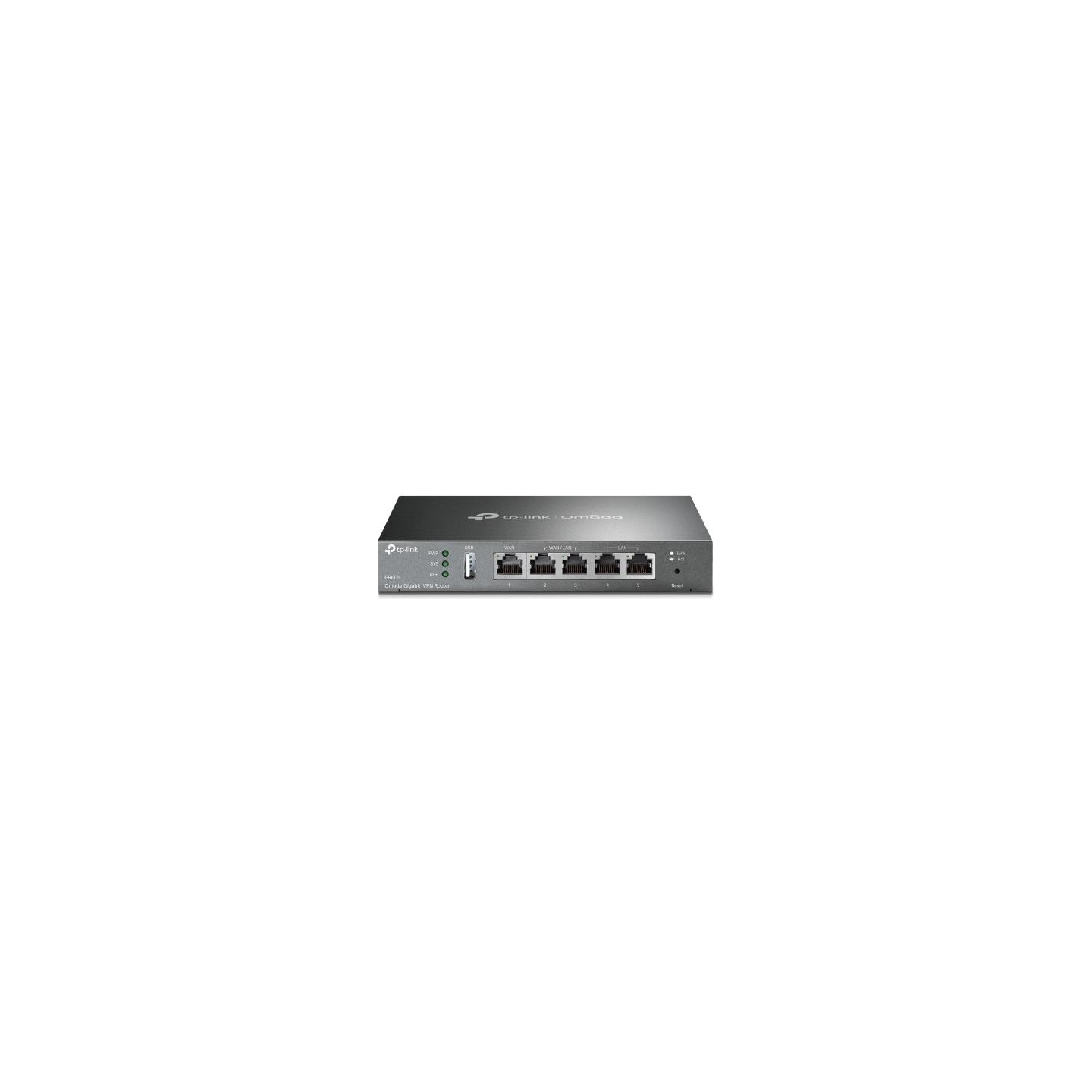 Tp-Link | SafeStream Multi-WAN VPN Router | TL-ER605 | 802.1q | 10/100/1000 Mbit/s | Ethernet LAN (RJ-45) ports 1 Fixed Gigabit 