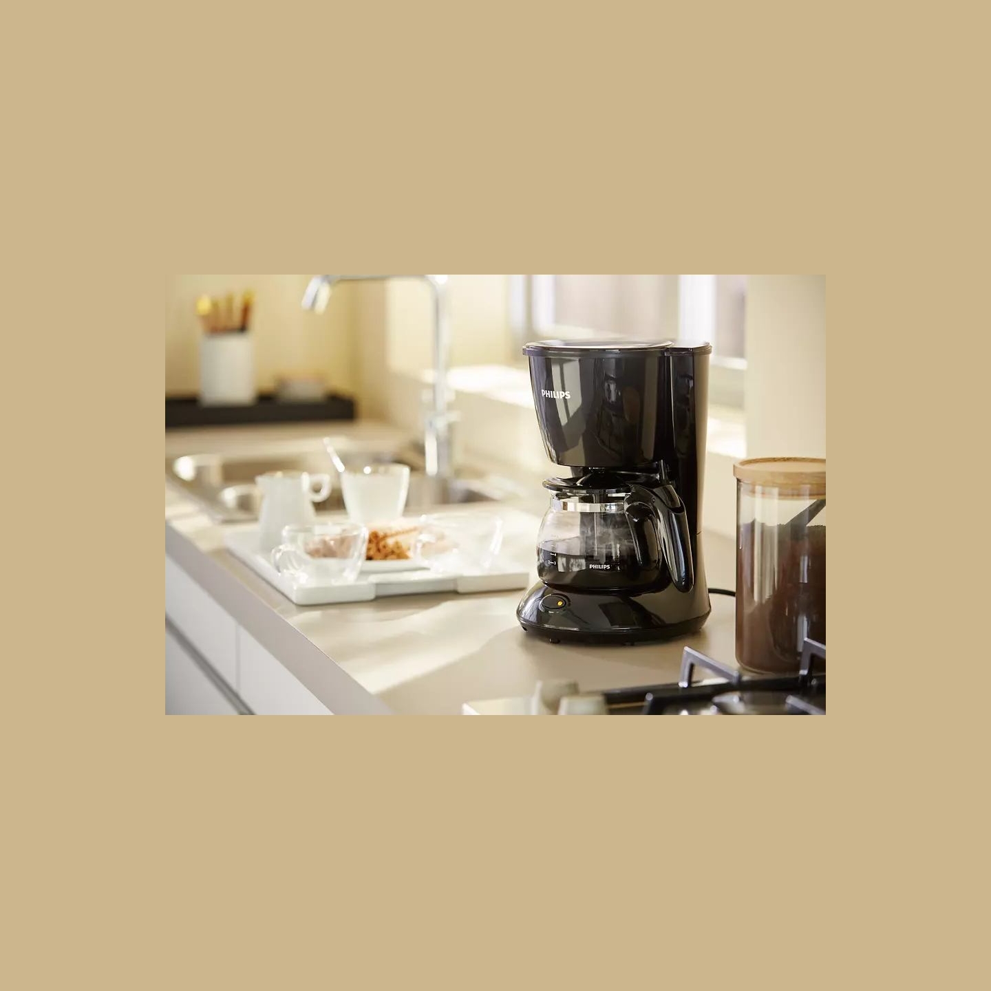 Philips | Daily Collection Coffee maker | HD7432/20 | Drip | 750 W | Black