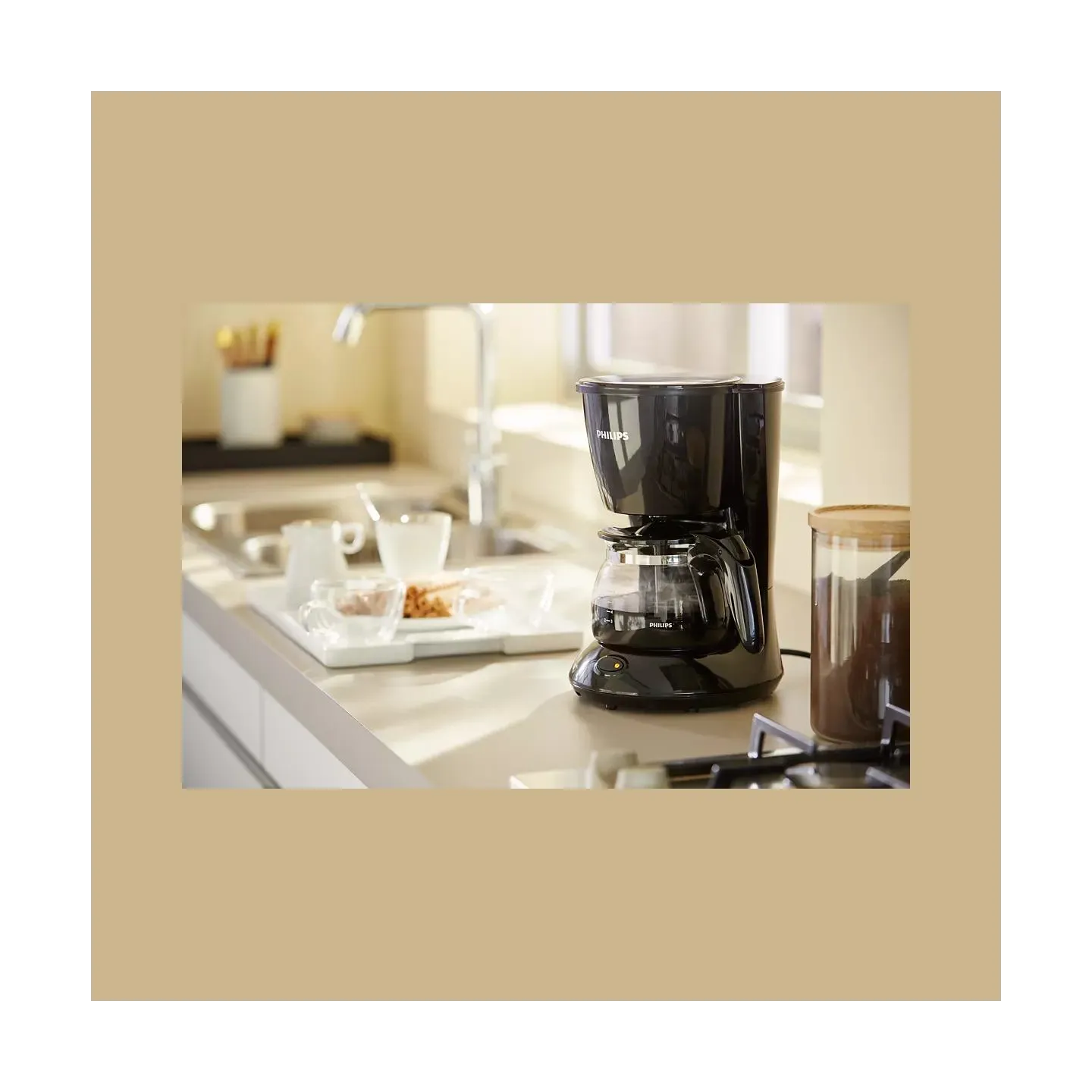 Philips | Daily Collection Coffee maker | HD7432/20 | Drip | 750 W | Black