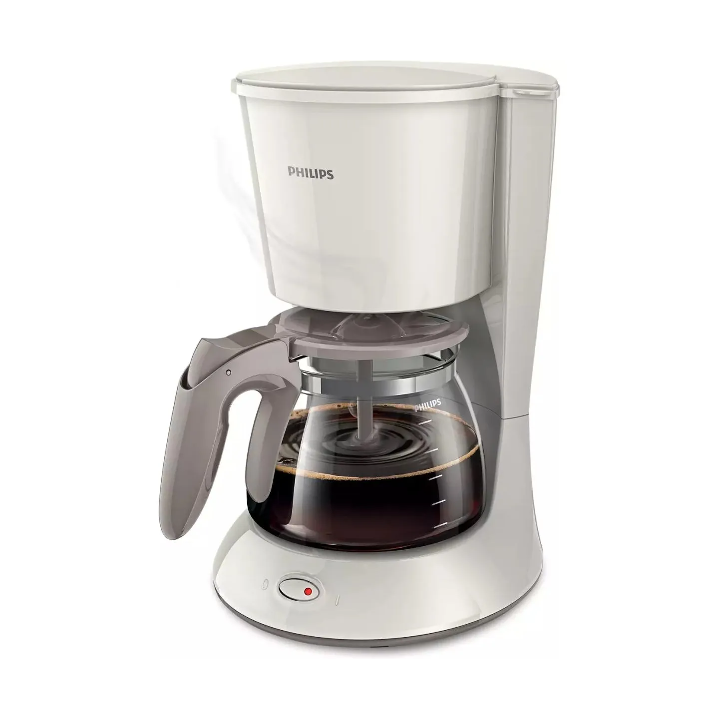 Philips Daily Collection Coffee maker HD7461/00 With glass jug White / HD7461/00