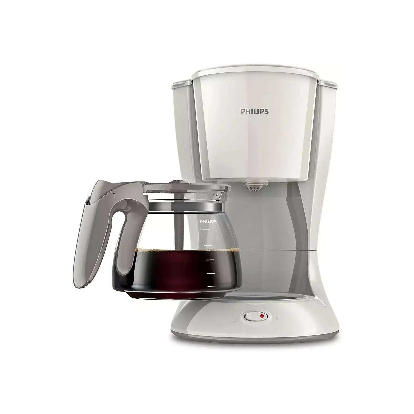 Philips Daily Collection Coffee maker HD7461/00 With glass jug White / HD7461/00