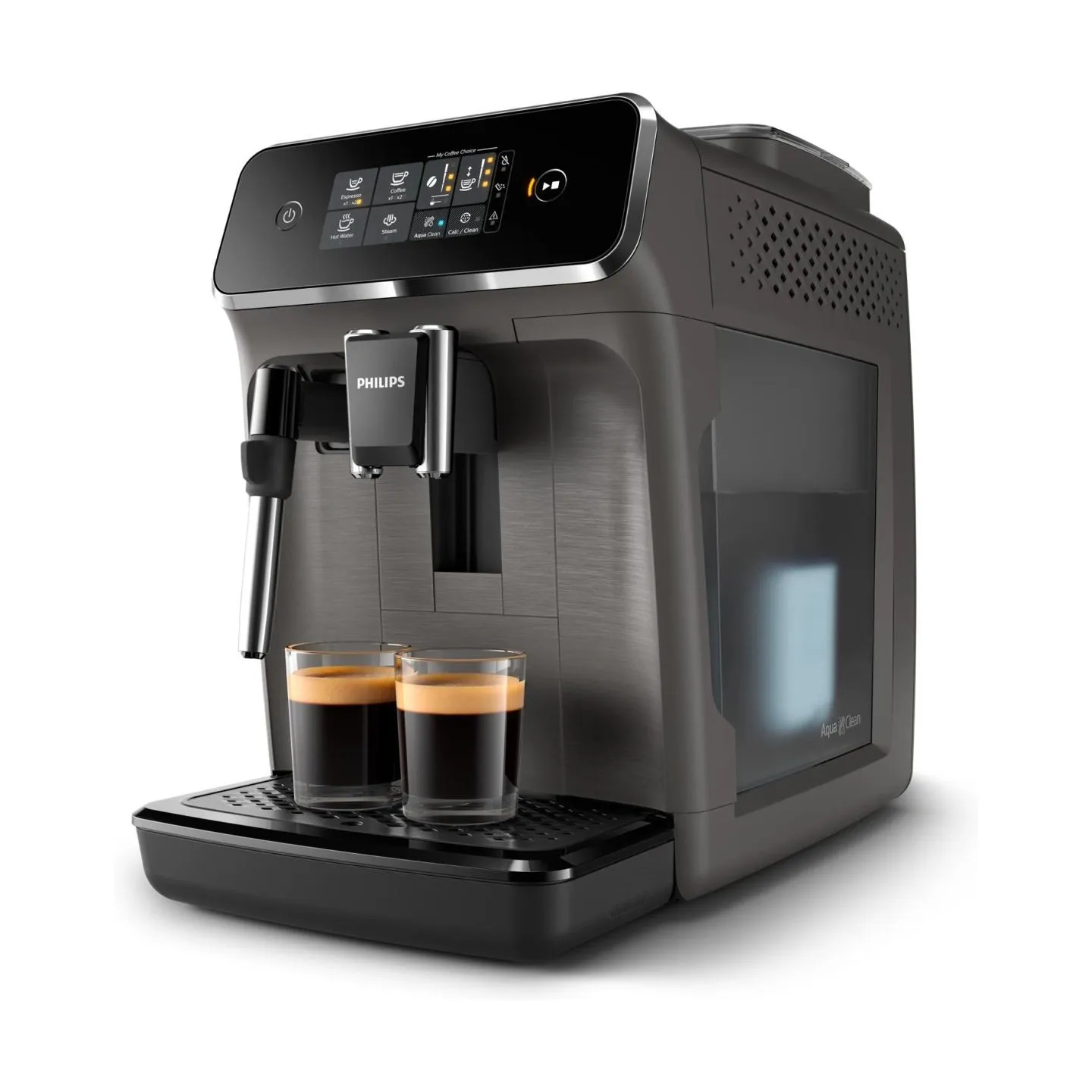 Philips | Espresso Coffee Maker | EP2224/10 | Pump pressure 15 bar | Built-in milk frother | Fully automatic | Kashmir Gray