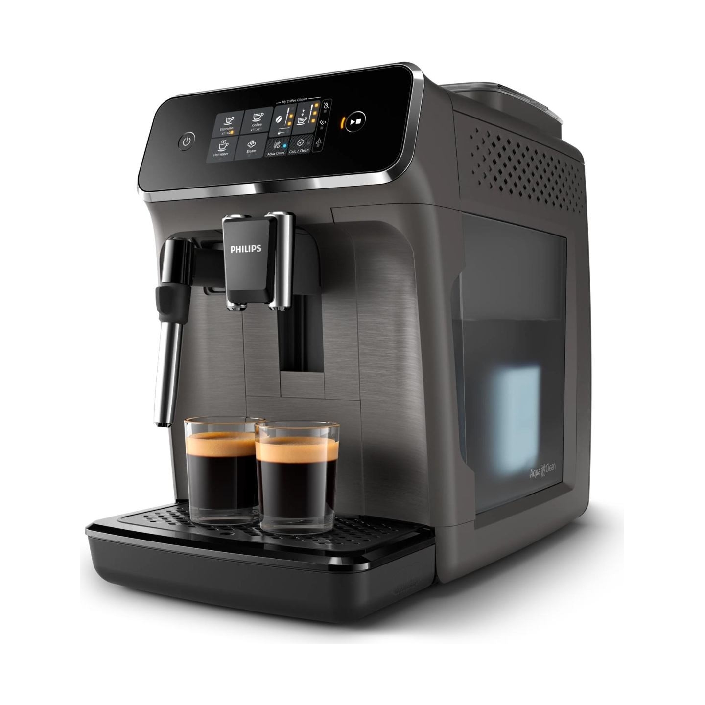 Philips Series 2200 Fully automatic espresso machines EP2224/10 2 beverages Classic Milk Frother Cashmere grey / EP2224/10