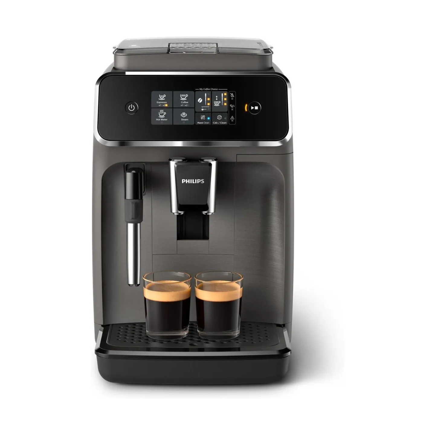 Philips | Espresso Coffee Maker | EP2224/10 | Pump pressure 15 bar | Built-in milk frother | Fully automatic | Kashmir Gray