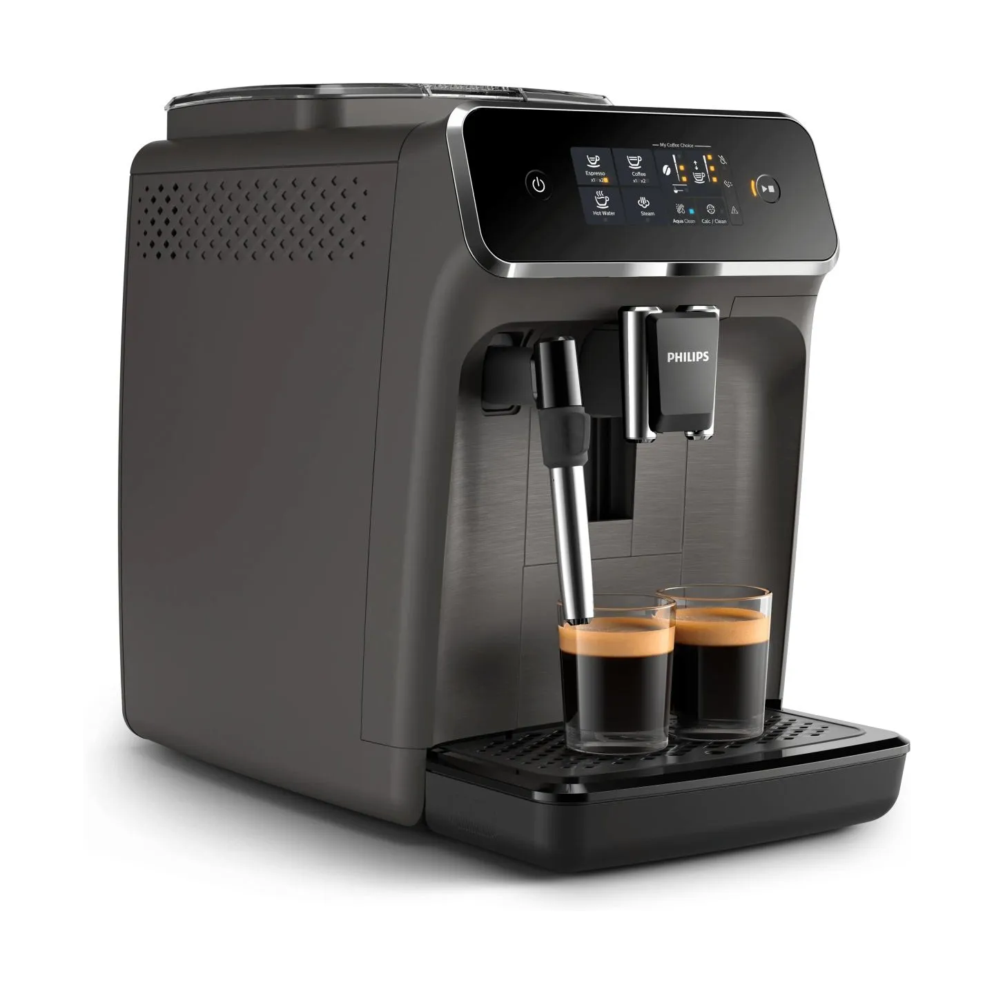 Philips | Espresso Coffee Maker | EP2224/10 | Pump pressure 15 bar | Built-in milk frother | Fully automatic | Kashmir Gray