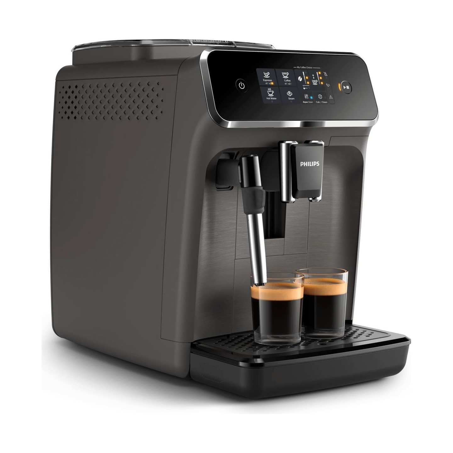 Philips Series 2200 Fully automatic espresso machines EP2224/10 2 beverages Classic Milk Frother Cashmere grey / EP2224/10