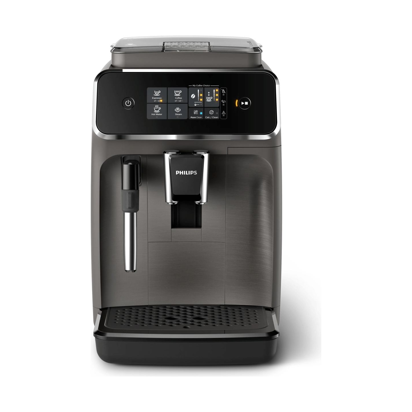 Philips | Espresso Coffee Maker | EP2224/10 | Pump pressure 15 bar | Built-in milk frother | Fully automatic | Kashmir Gray