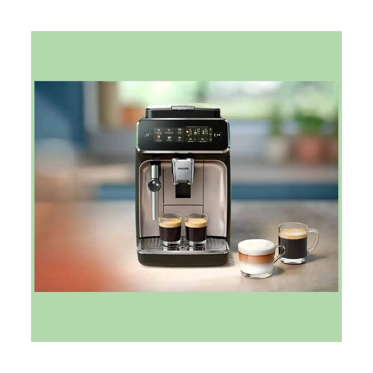 Philips | Espresso Coffee Maker | EP3321/40 | Pump pressure 15 bar | Built-in milk frother | Fully Automatic | 1500 W | Black