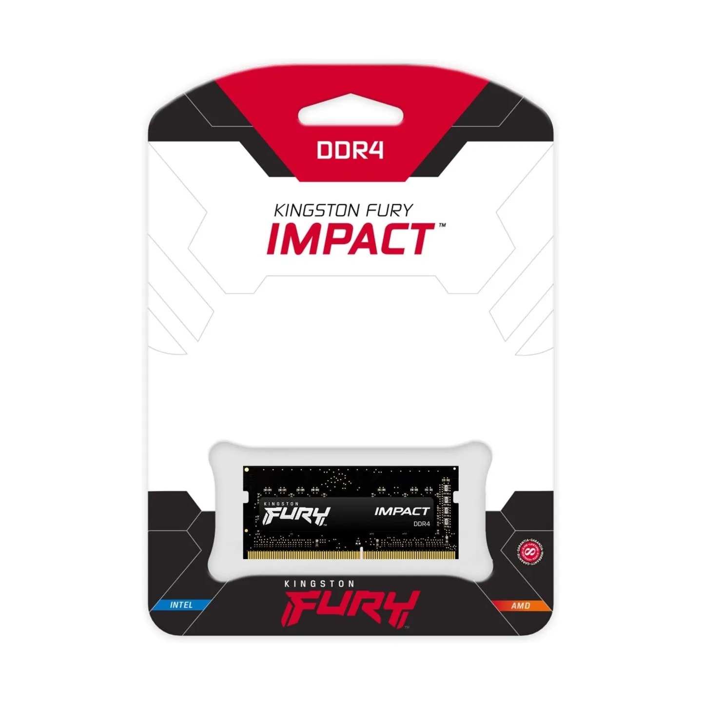 Kingston Memory DDR4 Fury Impact SODIMM 8GB(1*8GB)/3200 CL20