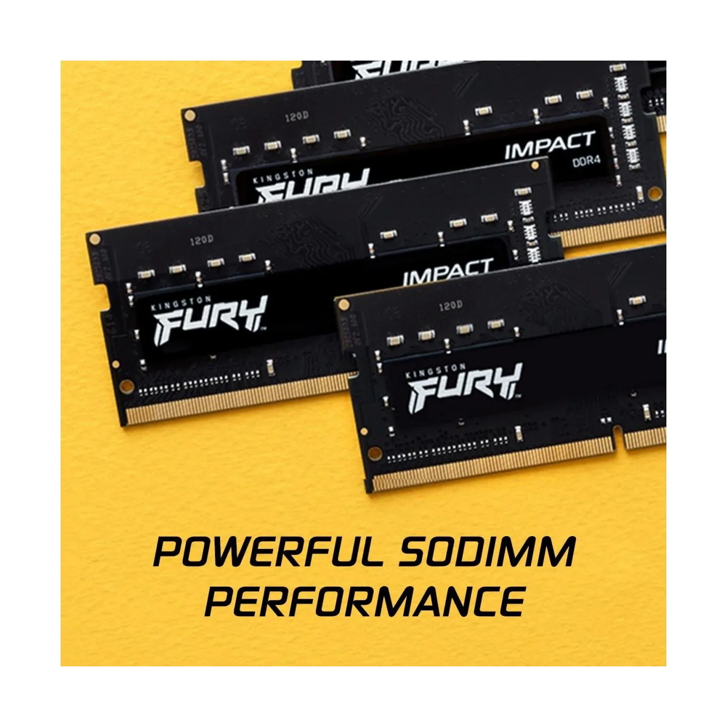 Kingston Memory DDR4 Fury Impact SODIMM 8GB(1*8GB)/3200 CL20