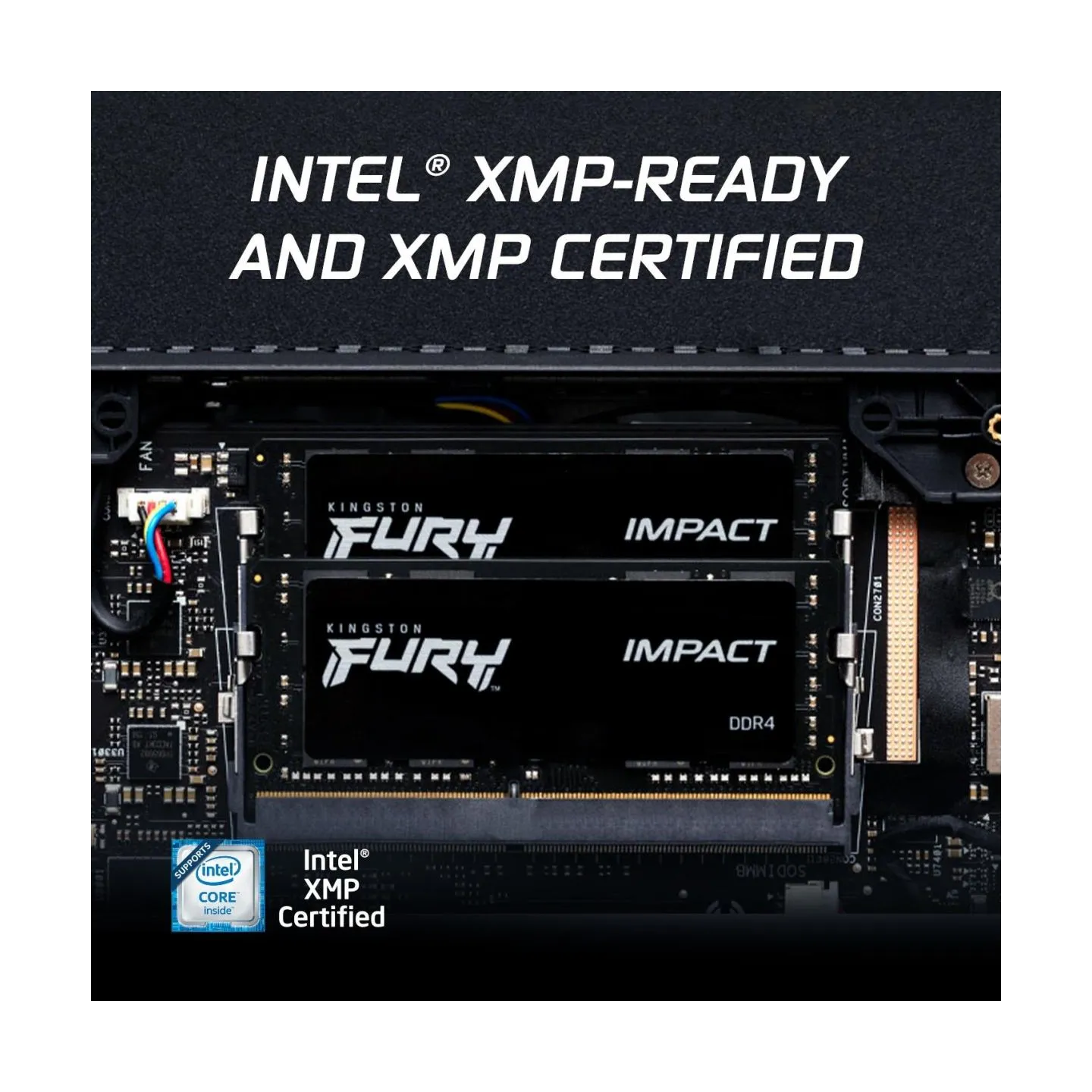 Kingston Memory DDR4 Fury Impact SODIMM 8GB(1*8GB)/3200 CL20