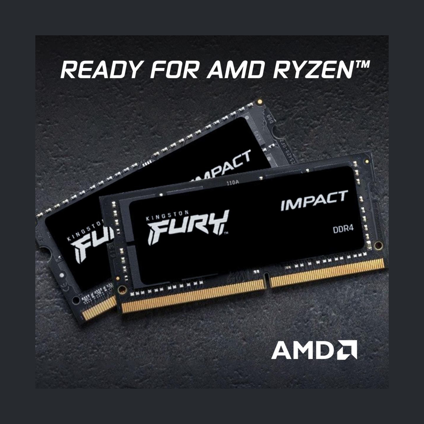 Kingston Memory DDR4 Fury Impact SODIMM 8GB(1*8GB)/3200 CL20