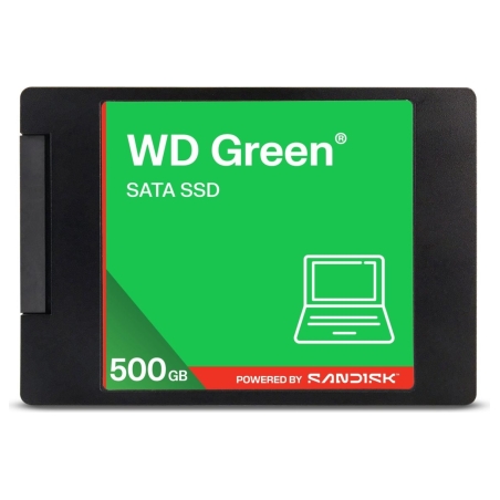 Sandisk SSD|SANDISK|Green|POWERED BY SANDISK|500 GB|Serial ATA III|Read speed 545 MB/s|2.5"|WDS500G5G0A